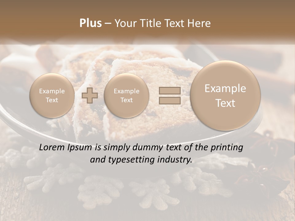 Bread On A Plate PowerPoint Template