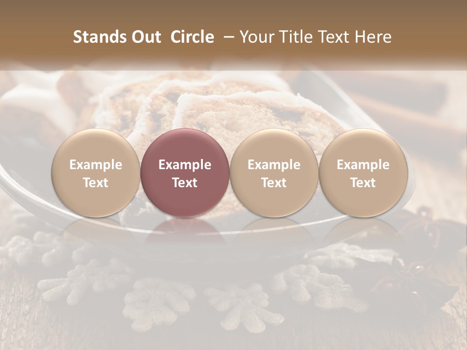 Bread On A Plate PowerPoint Template