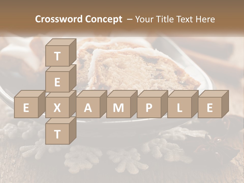 Bread On A Plate PowerPoint Template