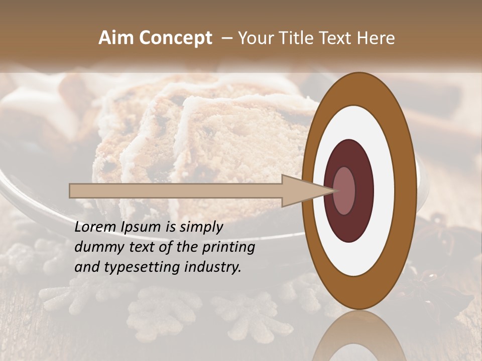 Bread On A Plate PowerPoint Template