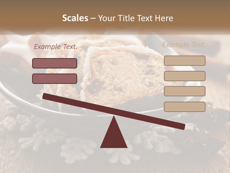 Bread On A Plate PowerPoint Template