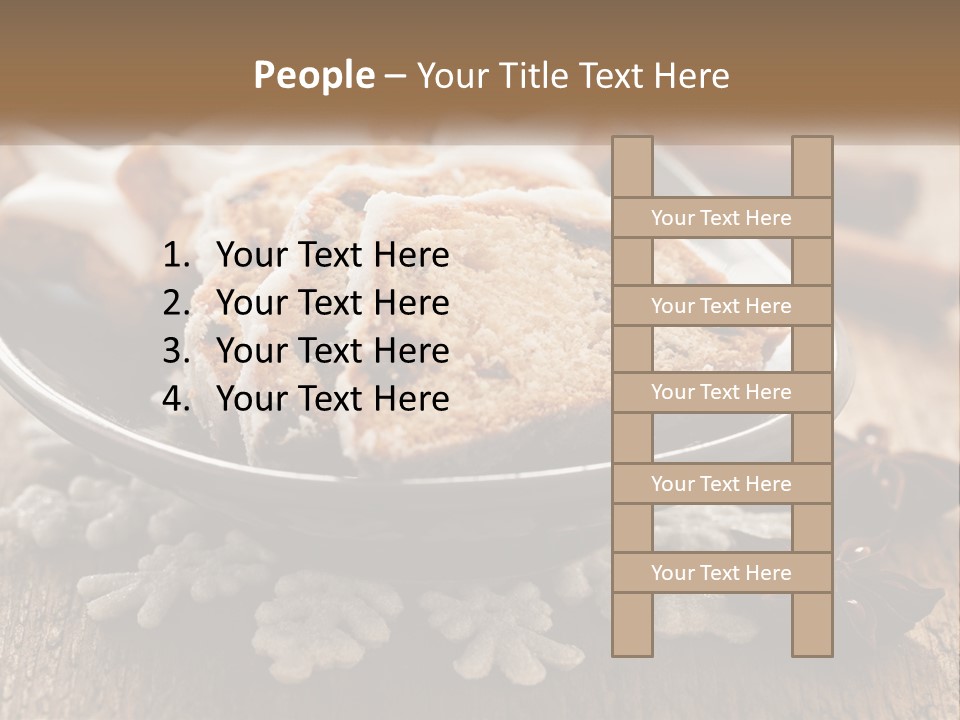 Bread On A Plate PowerPoint Template