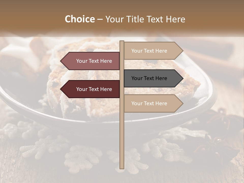 Bread On A Plate PowerPoint Template