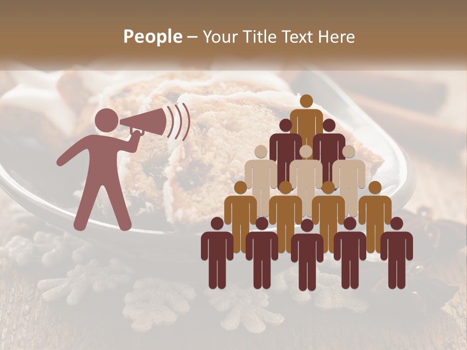 Bread On A Plate PowerPoint Template