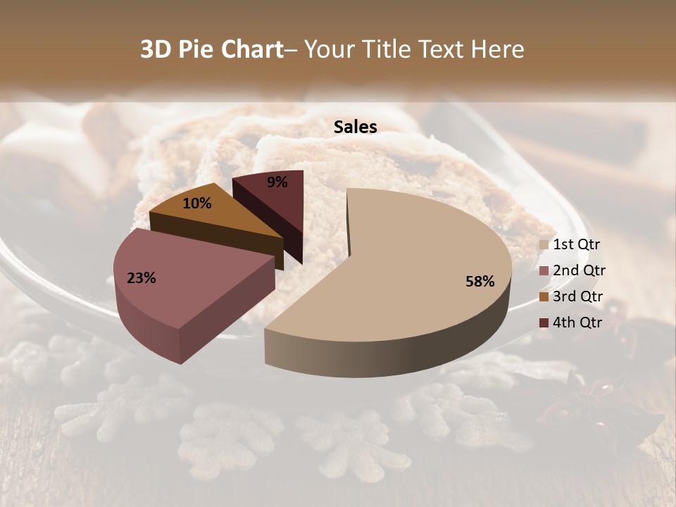 Bread On A Plate PowerPoint Template