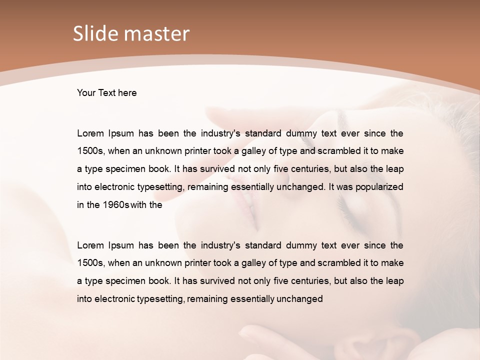 Facial Massage PowerPoint Template