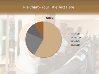 Group Of People On A Treadmill PowerPoint Template