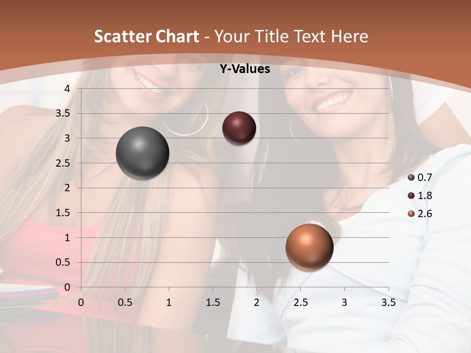 Three Students PowerPoint Template