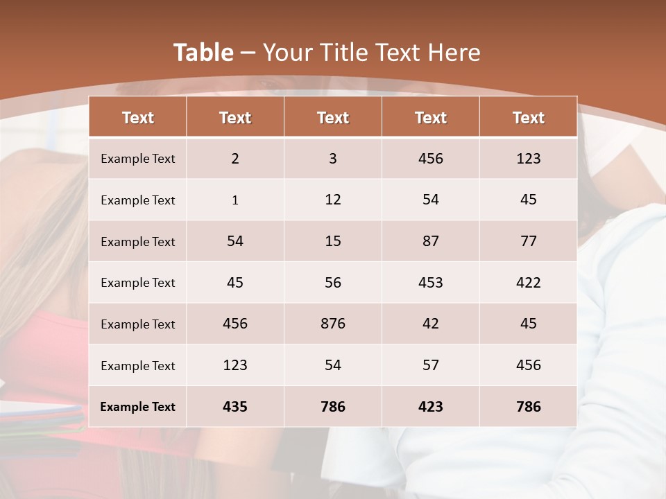 Three Students PowerPoint Template
