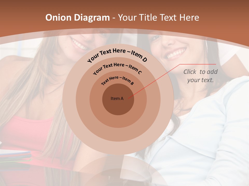 Three Students PowerPoint Template