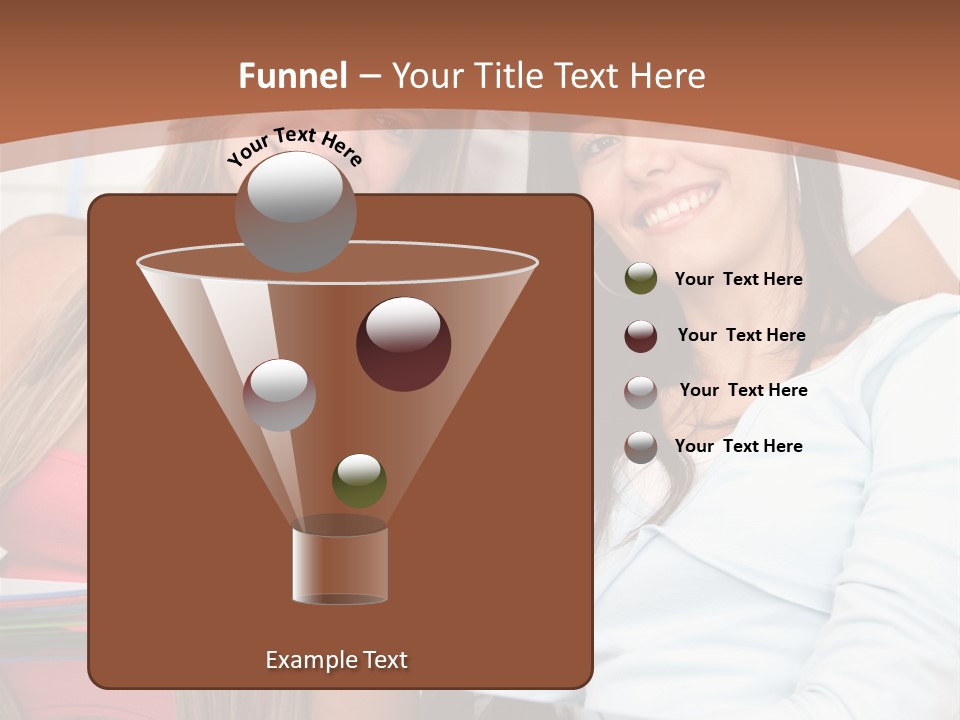 Three Students PowerPoint Template