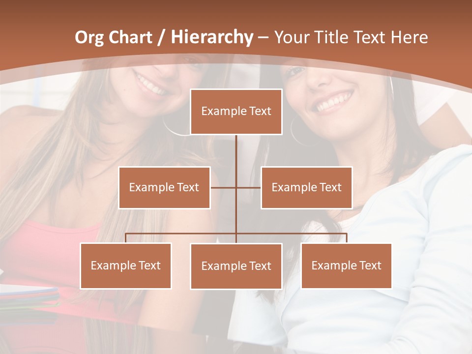 Three Students PowerPoint Template