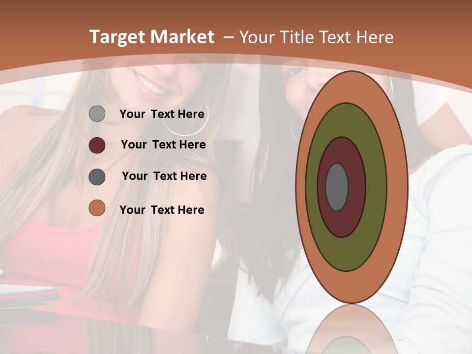 Three Students PowerPoint Template