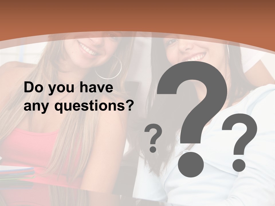 Three Students PowerPoint Template