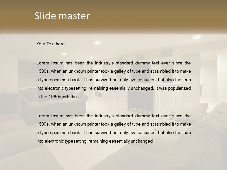 Hallway Interior PowerPoint Template