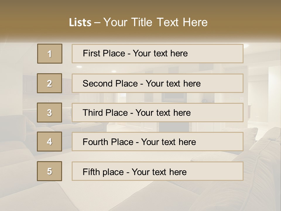 Hallway Interior PowerPoint Template