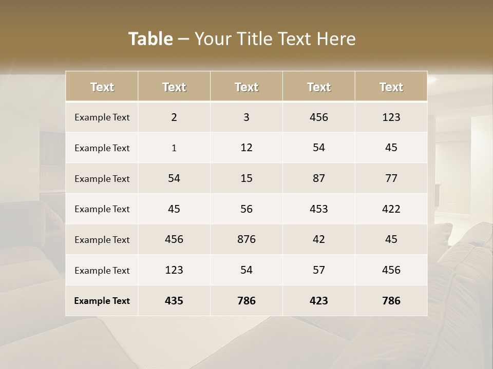 Hallway Interior PowerPoint Template