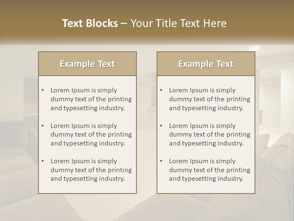 Hallway Interior PowerPoint Template