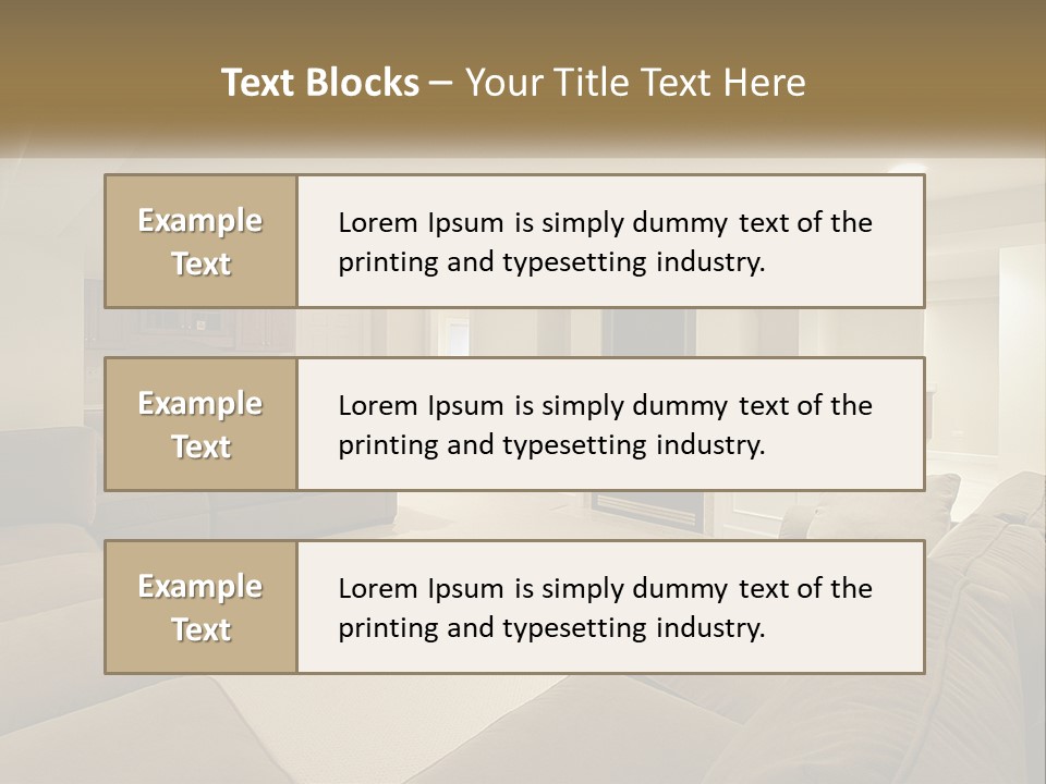 Hallway Interior PowerPoint Template