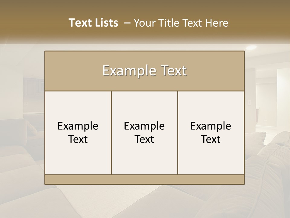 Hallway Interior PowerPoint Template