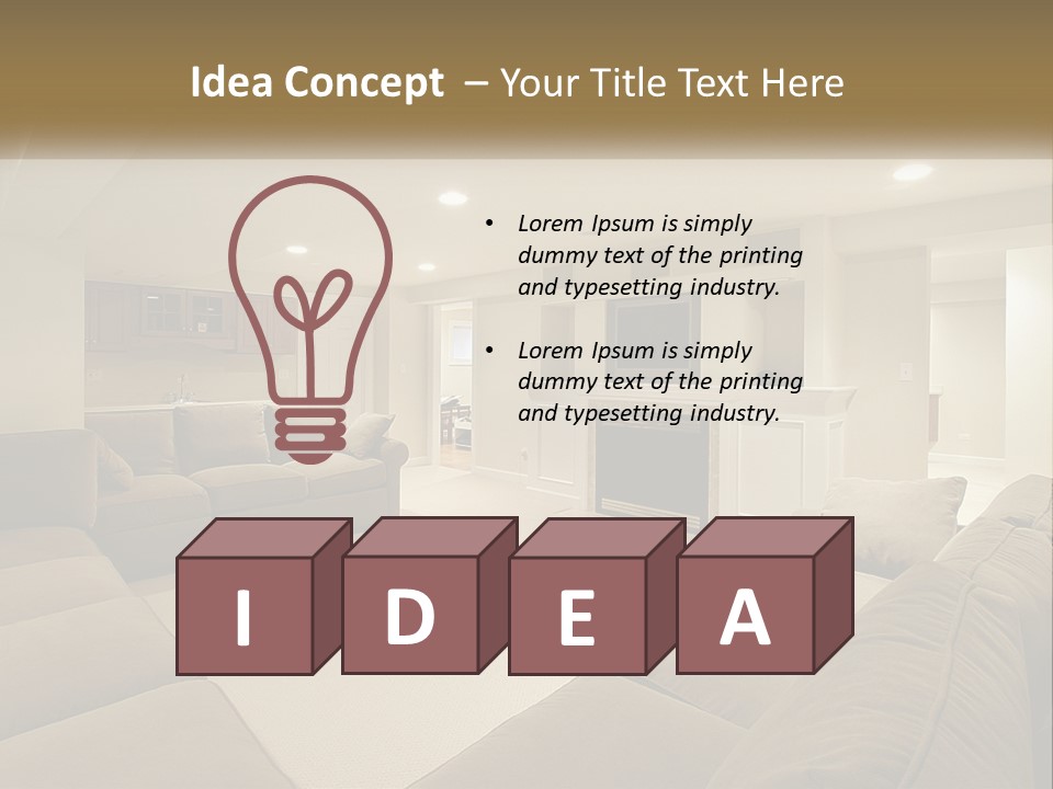 Hallway Interior PowerPoint Template