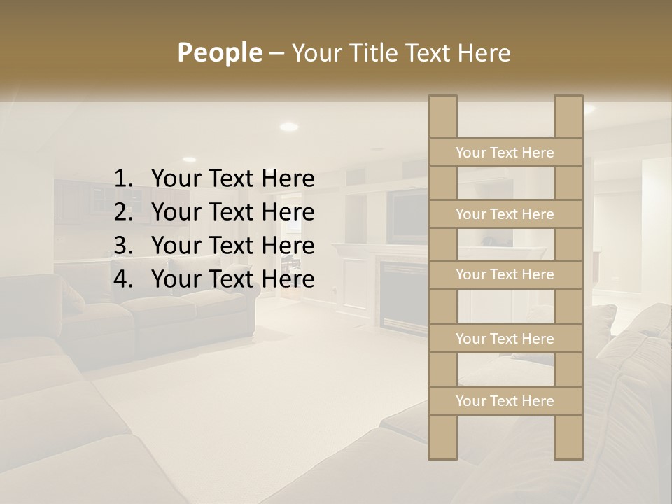 Hallway Interior PowerPoint Template