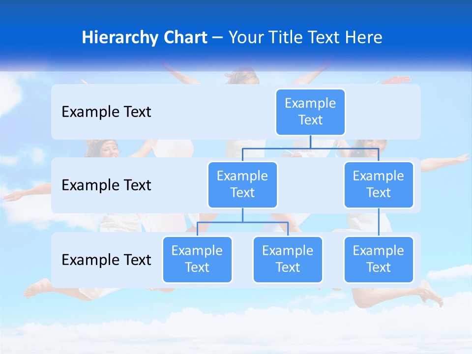 Photo Of Girls Jumping PowerPoint Template