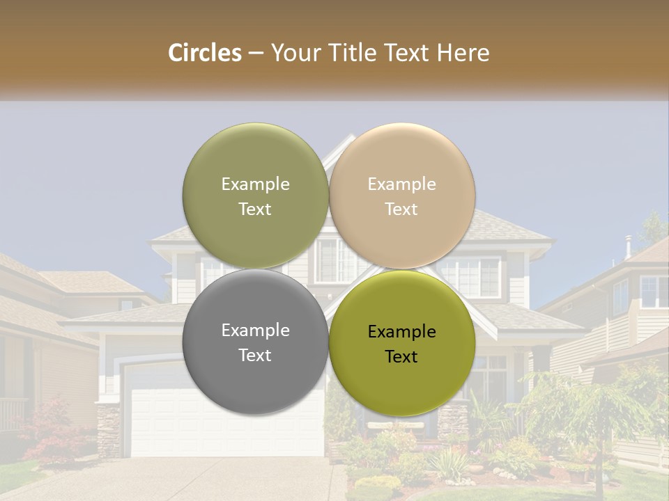 Two-Storey House PowerPoint Template