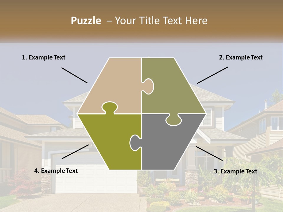 Two-Storey House PowerPoint Template