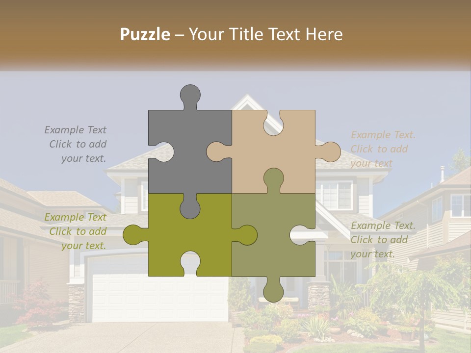 Two-Storey House PowerPoint Template