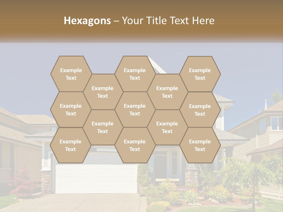 Two-Storey House PowerPoint Template
