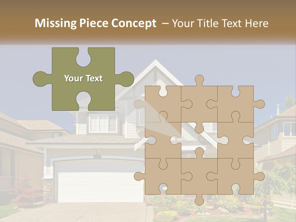 Two-Storey House PowerPoint Template
