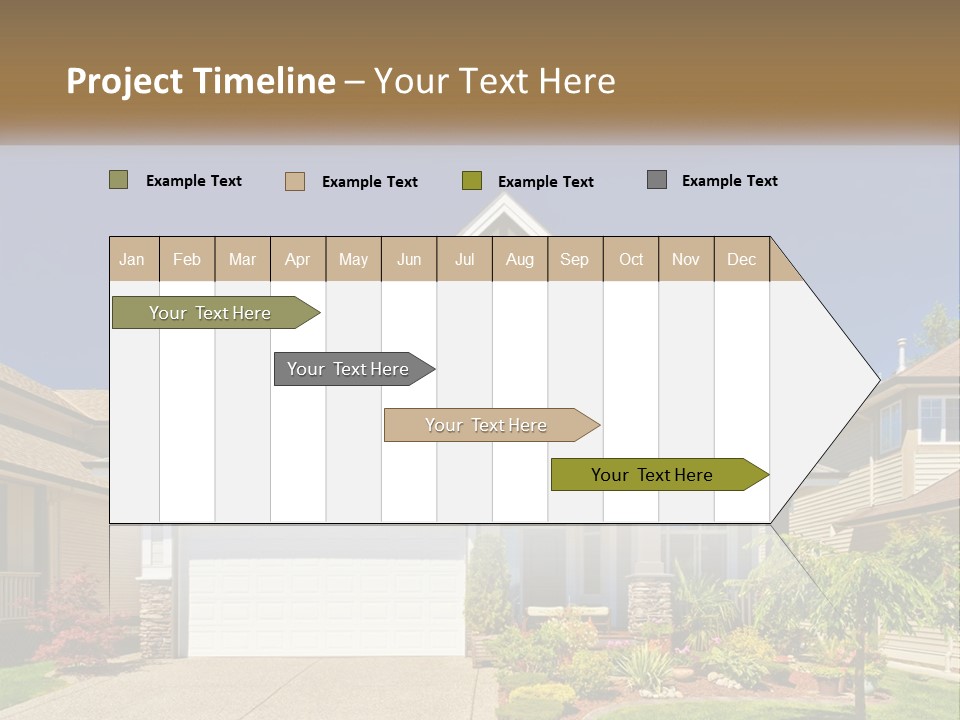 Two-Storey House PowerPoint Template