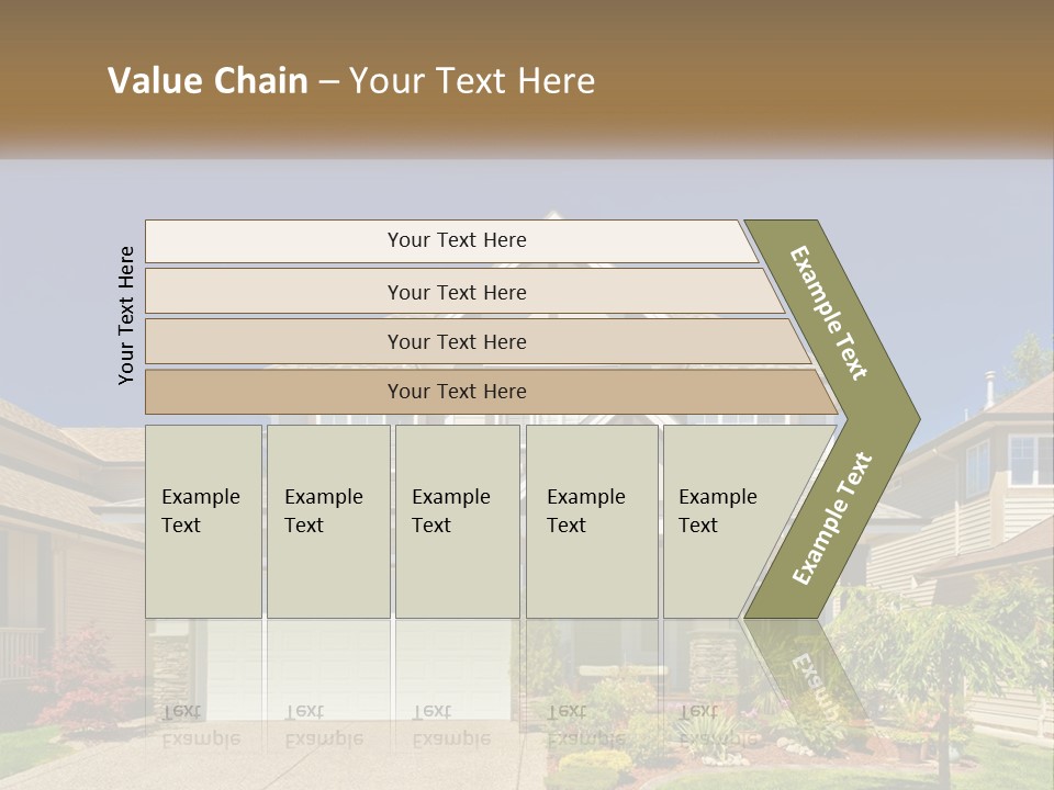 Two-Storey House PowerPoint Template