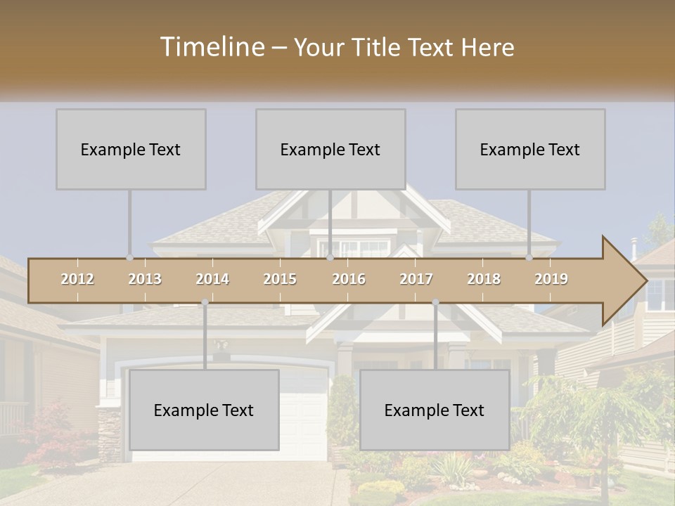 Two-Storey House PowerPoint Template