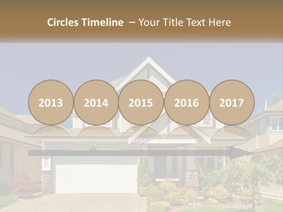Two-Storey House PowerPoint Template