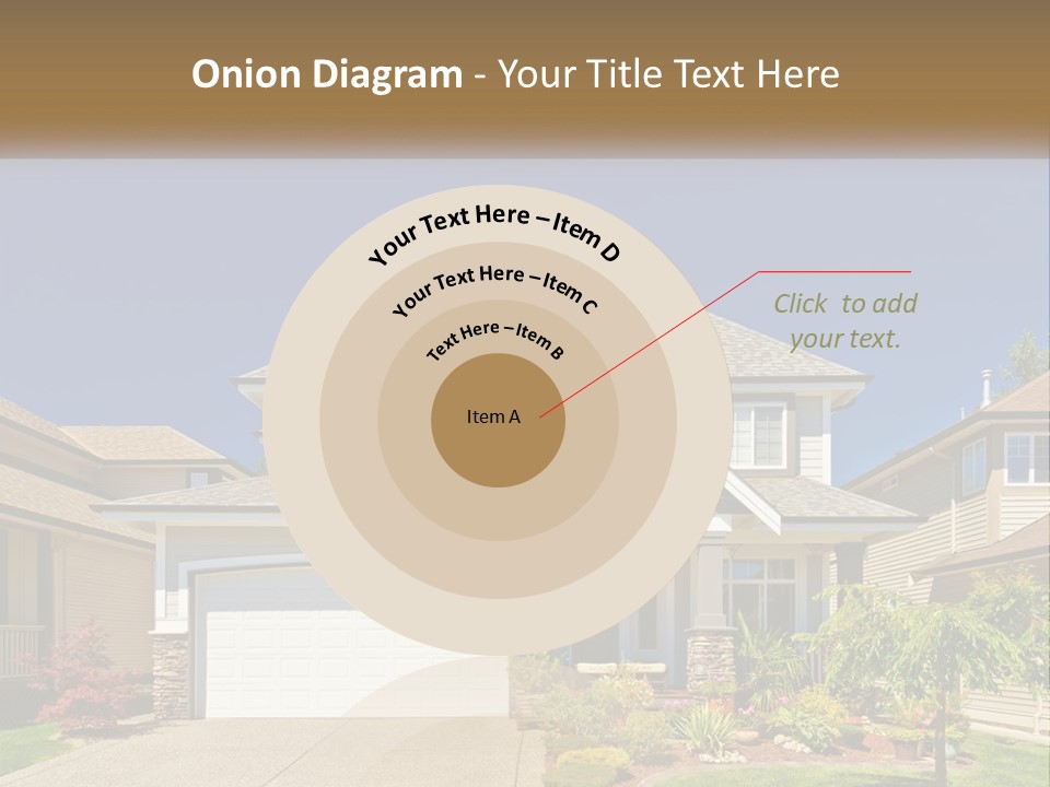 Two-Storey House PowerPoint Template
