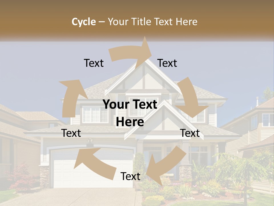 Two-Storey House PowerPoint Template