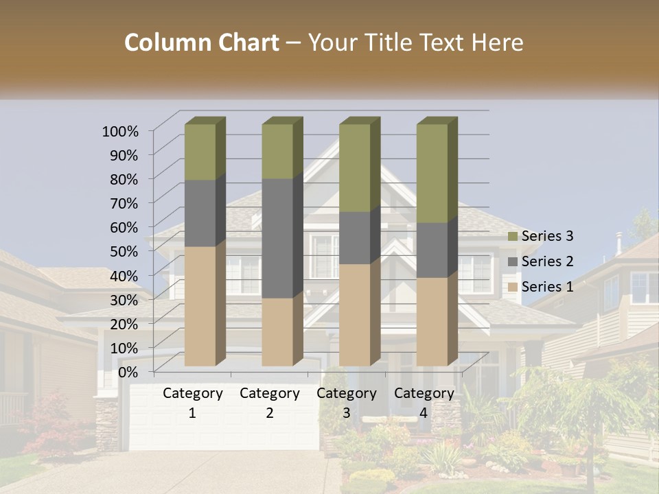 Two-Storey House PowerPoint Template