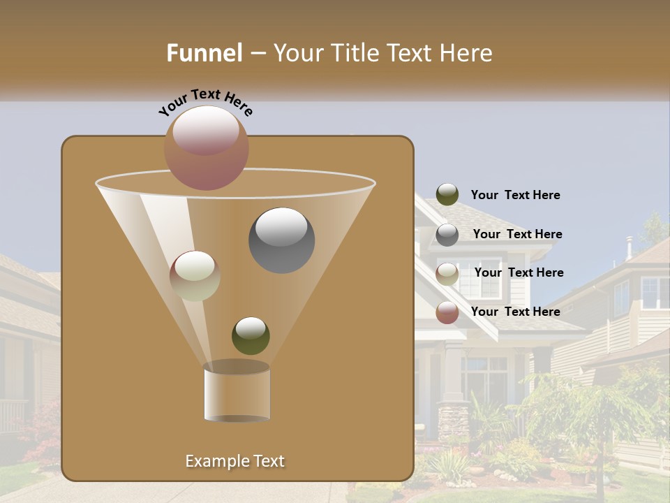 Two-Storey House PowerPoint Template