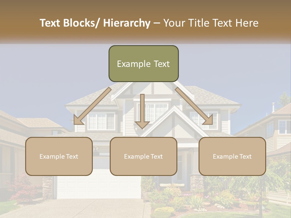 Two-Storey House PowerPoint Template