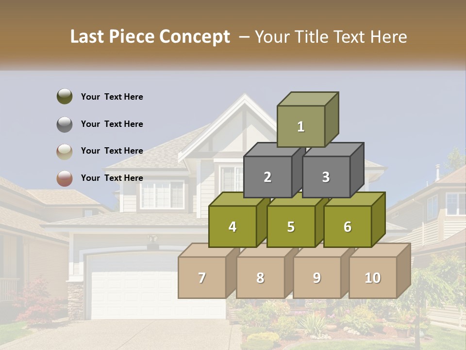 Two-Storey House PowerPoint Template