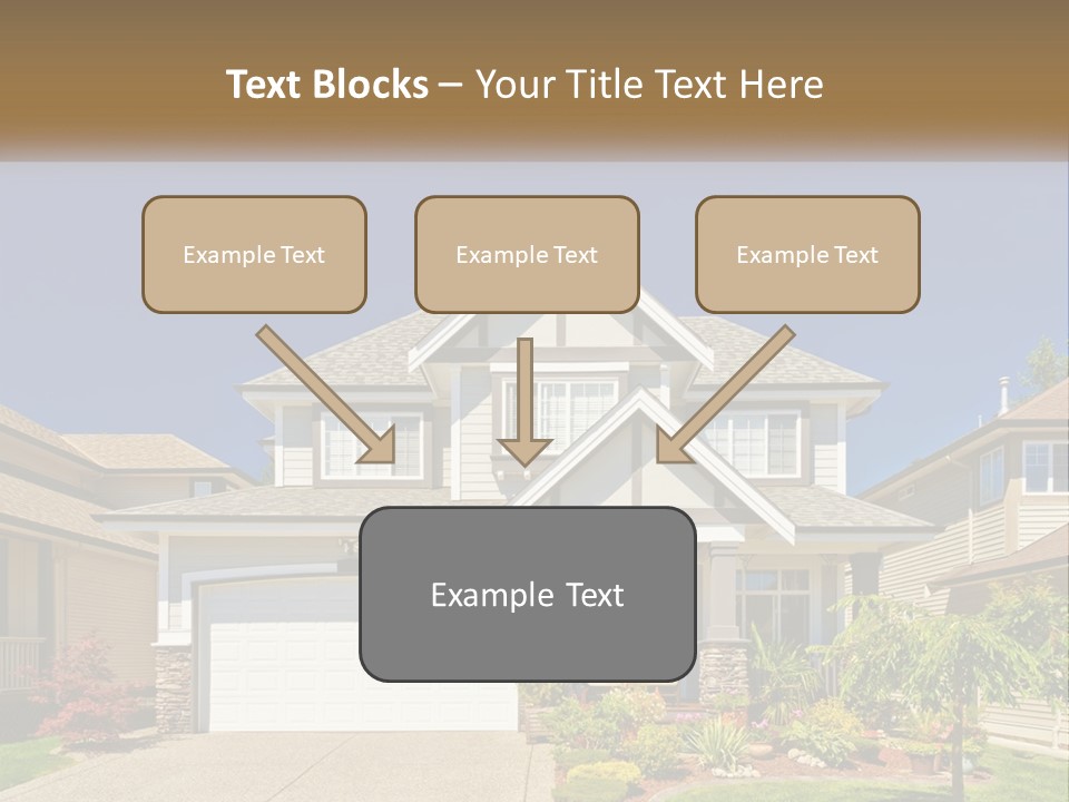 Two-Storey House PowerPoint Template