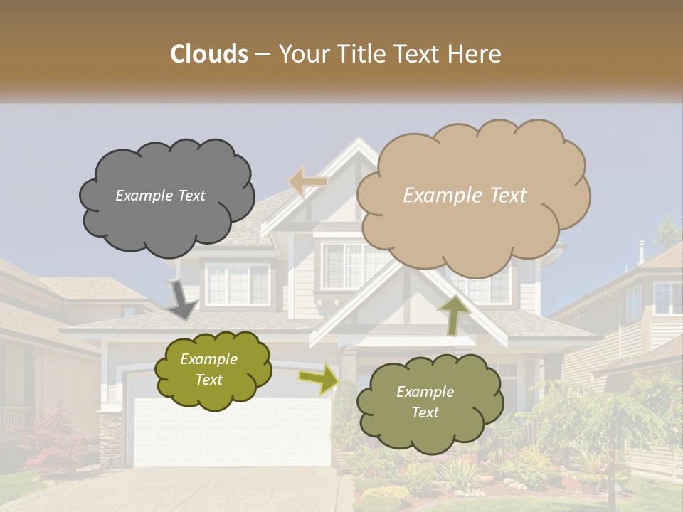 Two-Storey House PowerPoint Template