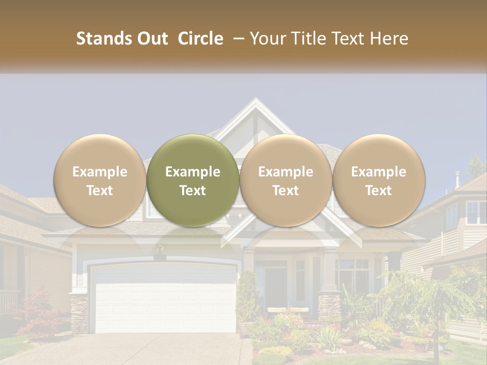 Two-Storey House PowerPoint Template