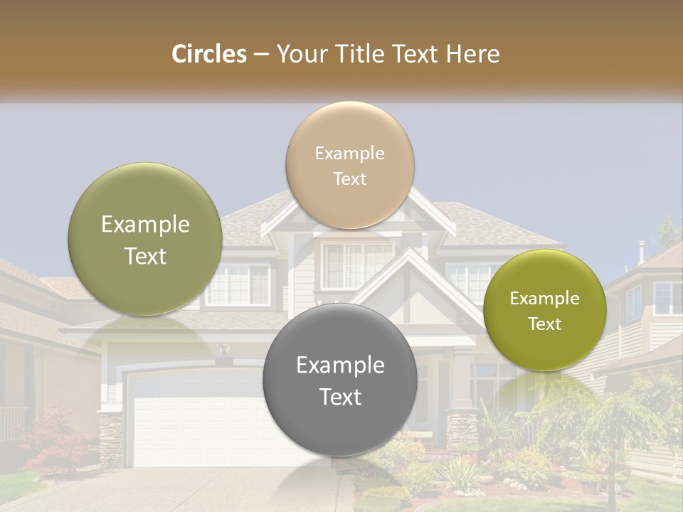 Two-Storey House PowerPoint Template