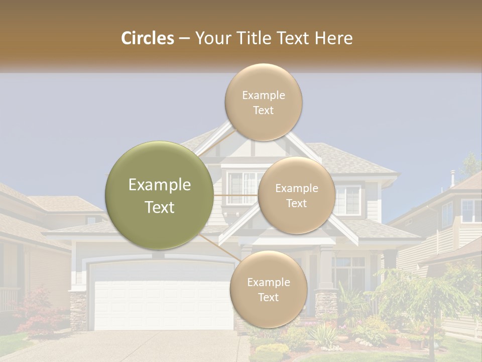 Two-Storey House PowerPoint Template