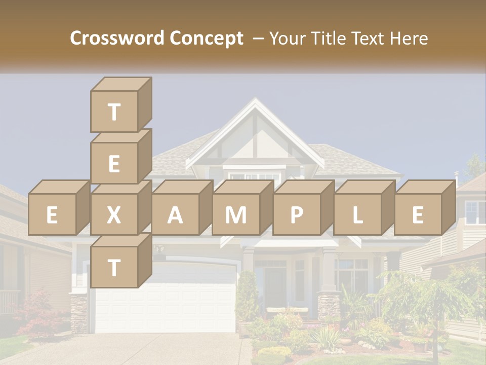 Two-Storey House PowerPoint Template