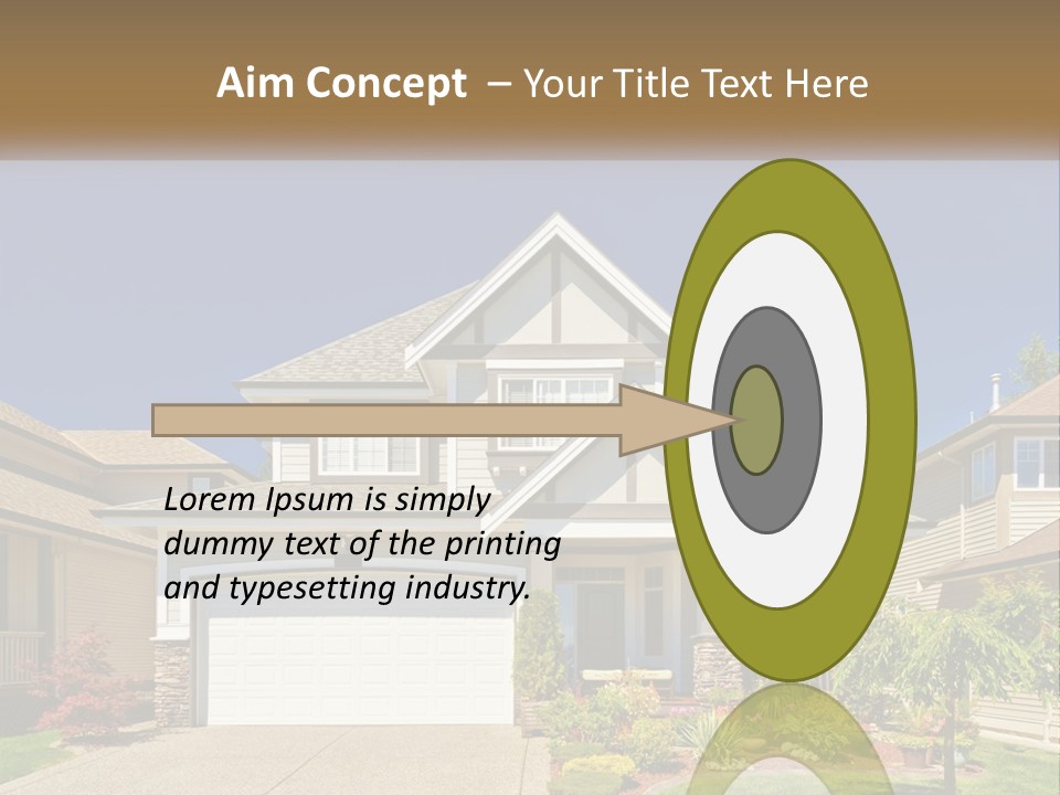 Two-Storey House PowerPoint Template