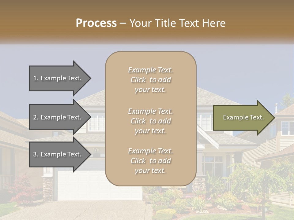 Two-Storey House PowerPoint Template